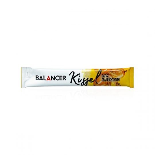 Альгинатный кисель BALANCER Kissel со вкусом «Овсяно-облепиховый», 10 стиков 4